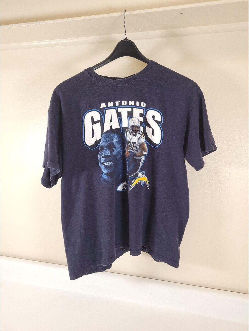 antonio gates t shirt mens XL blue official NFL shirt